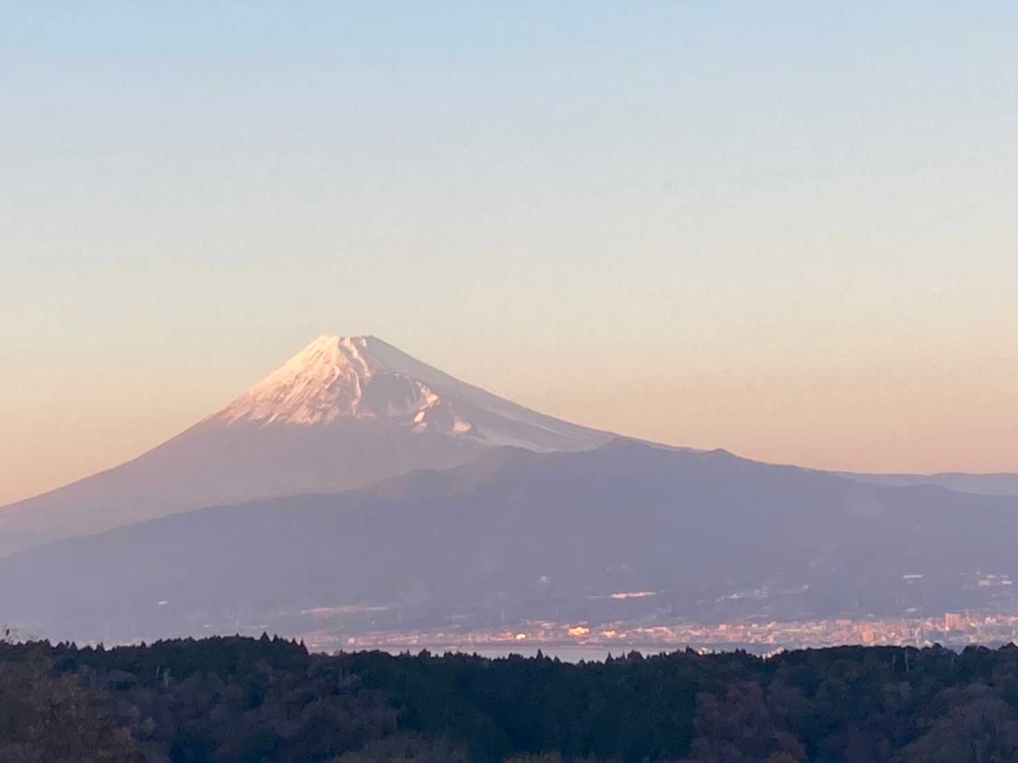 現場から見える富士山